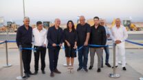 שרת התחבורה מירי רגב (במרכז) בחנוכת מקטעים ששודרגו בכביש 90 (צילום: נתיבי ישראל)