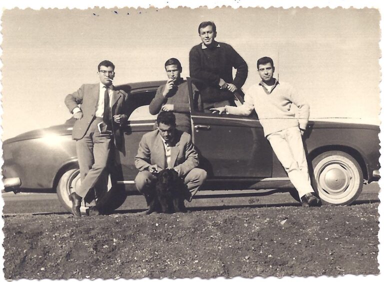 Joseph Chetrit at the Teachers Training school in Casablanca. (Photograph: Private collection)