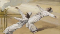'שני הכמרים נחרבים', ציור המתאר את מותם של נדב ואביהוא (ציור: ג'יימס טיסו)