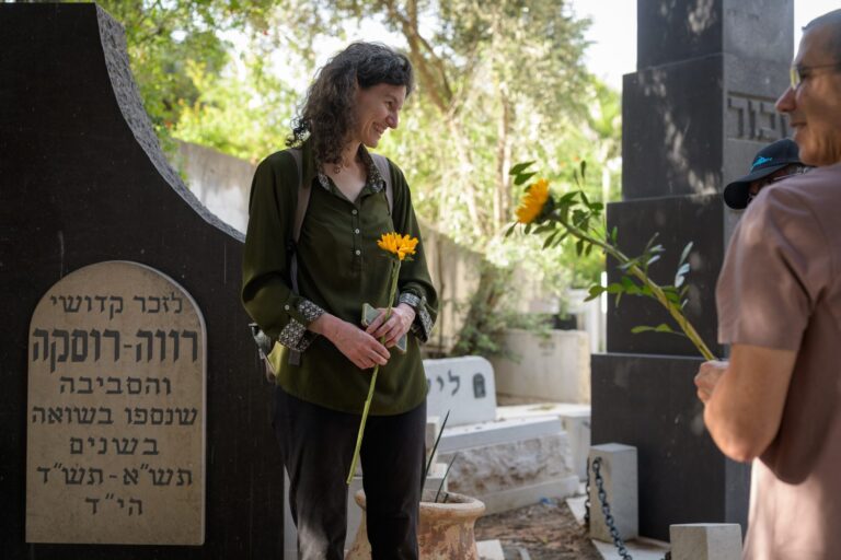 טקס היכרון לקהילת וולקוביסק באזור גרודנה (צילום: יונתן בלום)