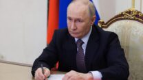 נשיא רוסיה ולדימיר פוטין (צילום: Sputnik/Mikhail Metzel/Pool via REUTERS)