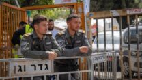 פריסת המשטרה לקראת ההילולה בהר מירון (צילום: דוברות המשטרה)