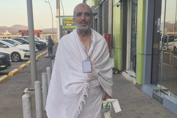מוחמד סוואעד במכה. "הקריאה של אברהם לעלות לרגל מהדהדת אלפי שנים" (צילום: אלבום פרטי)