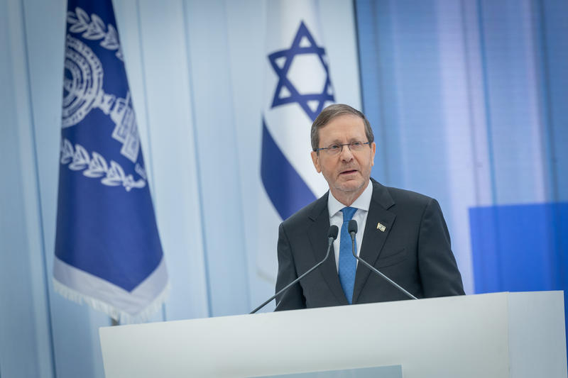 הנשיא יצחק הרצוג, אפריל 2026 (צילום: חיים גולדברג/פלאש90) הנשיא יצחק הרצוג, אפריל 2026 (צילום: חיים גולדברג/פלאש90)