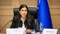 אתי חוה עטייה, דיון בוועדה לעובדים זרים בנושא קרן ימי מחלה לעובדים פלסטינים שנגבו ממעסיקים (צילום: נעם מושקוביץ, דוברות הכנסת)