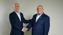 הרמטכ"ל לשעבר גדי איזנקוט וראש שב"כ לשעבר יורם כהן (צילום: דוברות מפלגת "ישר!")