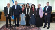 שר הביטחון ישראל כ"ץ והשרה אורית סטרוק (צילום: אלעד מלכה, משרד הביטחון)