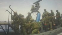רגעי ההשתלטות על משט מרמרה 2 מטורקיה לעזה (צילום מסך)
