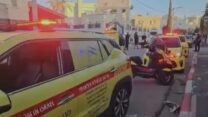 זירת ירי באעבלין שבצפון הארץ (צילום: מד"א)