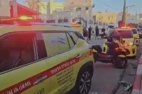 זירת ירי באעבלין שבצפון הארץ (צילום: מד"א)