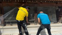 עבודות ה"אקלום" בשדרות (צילום: אשכול גליל מערבי)