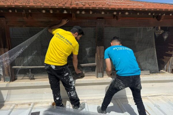 עבודות ה"אקלום" בשדרות (צילום: אשכול גליל מערבי)