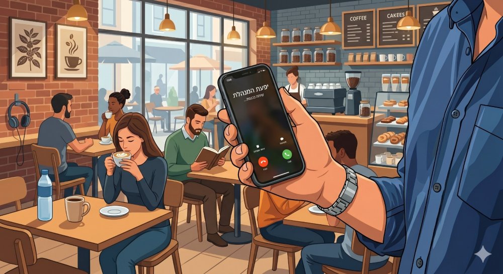 הבוס שולח הודעות אחרי שעות העבודה (איור: נוצר באמצעות בינה מלאכותית)