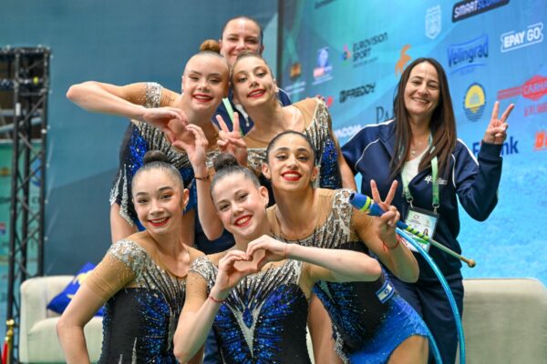 נבחרת ישראל בהתעמלות אומנותית (צילום: איגוד ההתעמלות בישראל, Filippo Tomasi)