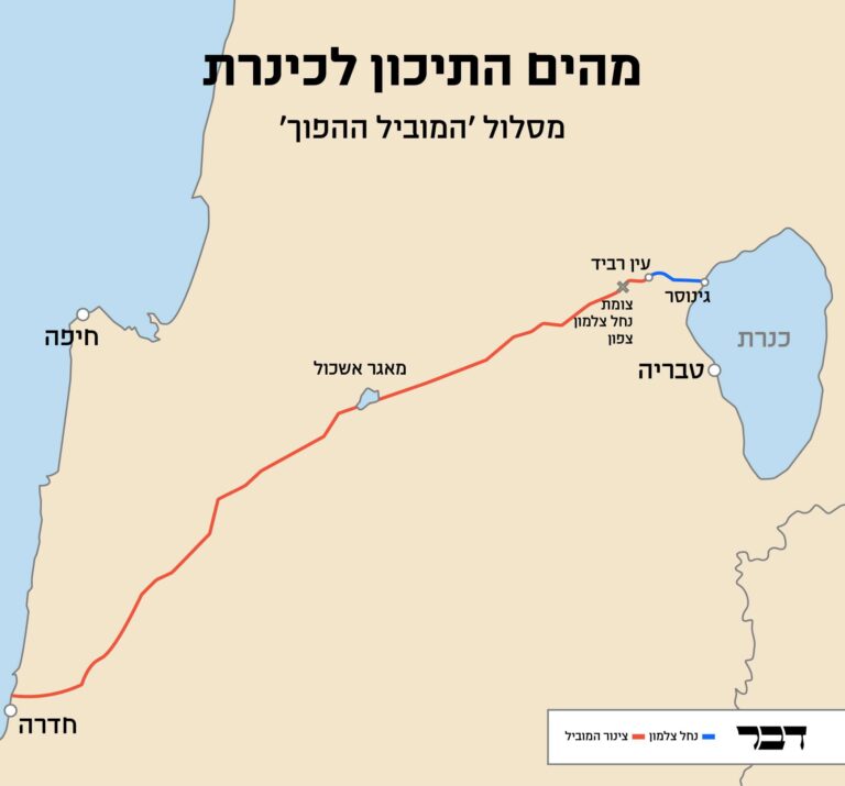 מפת המוביל ההפוך (עיבוד: דבר)