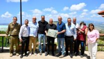 יו"ר ההסתדרות ארנון בר-דוד בסיור בגליל העליון (צילום: דוברות ההסתדרות)