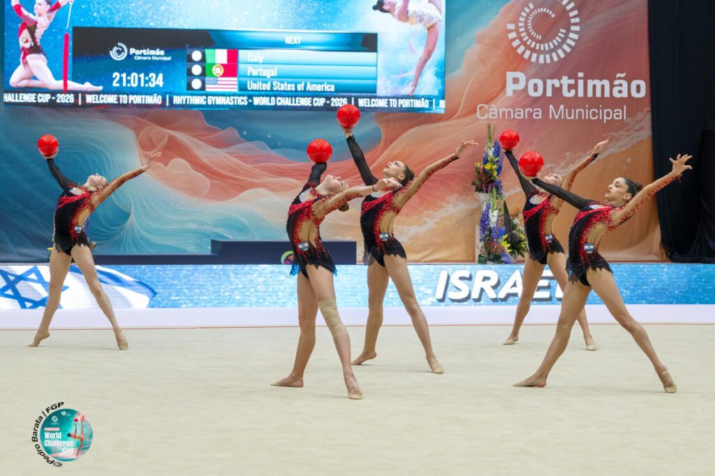 נבחרת ישראל בהתעמלות אמנותית בגביע האתגר פורטימאו (צילום: איגוד ההתעמלות) נבחרת ישראל בהתעמלות אמנותית בגביע האתגר פורטימאו (צילום: איגוד ההתעמלות)