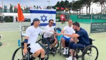 נבחרות הקוואד הישראלית בטניס פראלימיפי (צילום ההתאחדות לספורט נכים)