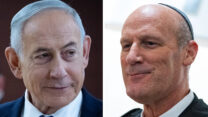 עו"ד מיכאל ראבילו וראש הממשלה בנימין נתניהו (צילומים: יונתן זינדל/פלאש90)