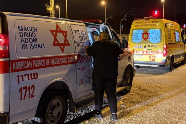 זירת הרצח בכפר קרע (צילום: תיעוד מבצעי מד"א)