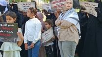 הפגנה של בדואים בבאר שבע במחאה על הריסת בתיהם (צילום: יניב שרון)