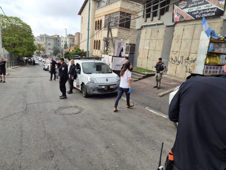הזירה ברפיע (צילום: תיעוד מבצעי מד"א)