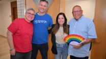 יו"ר ההסתדרות ארנון בר-דוד באירוע חודש הגאווה בבית ההסתדרות (צילום: אלעד גוטמן / דוברות ההסתדרות)