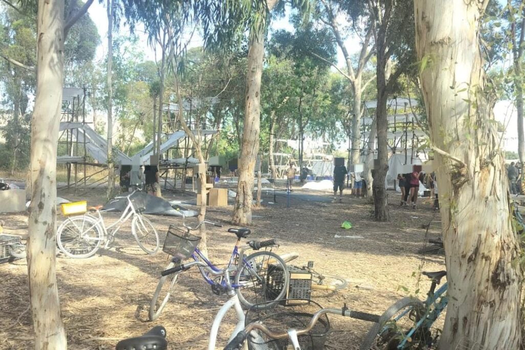 פעילות הנוער בחוף הכרמל שבה נפצע נער (צילום: תיעוד מבצעי מד"א)