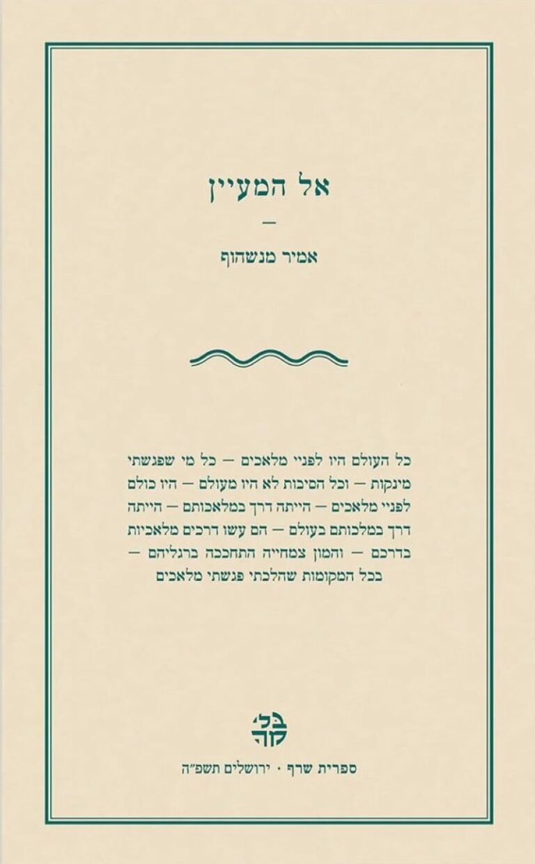 כריכת הספר