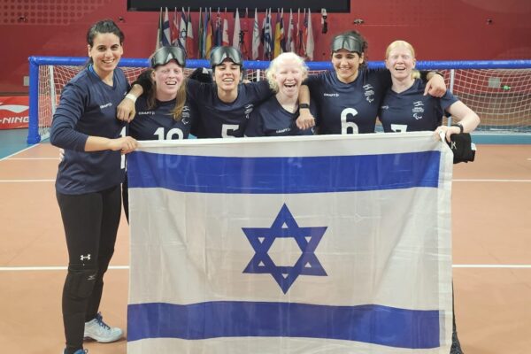 לאחר הניצחון על ארה״ב, אליפות העולם (צילום: באדיבות ההתאחדות לספורט נכים)