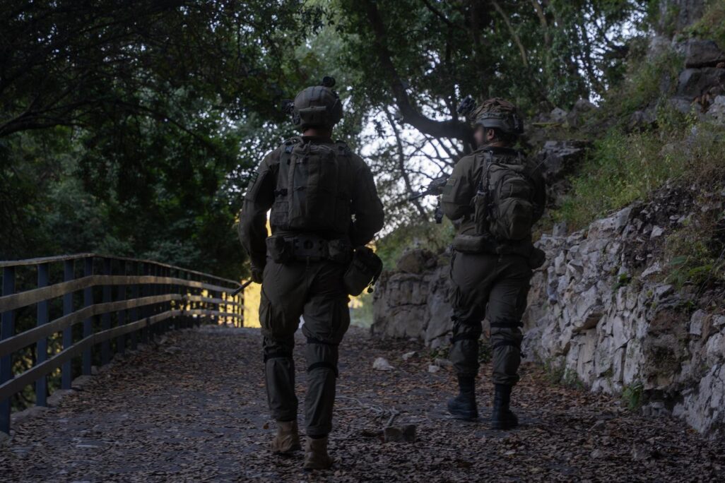 כוחות צה"ל בנחל הסלוקי בלבנון (צילום: דובר צה"ל)