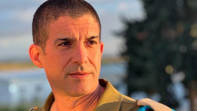 תא"ל גיא מרקיזנו, המזכיר הצבאי של ראש הממשלה בנימין נתניהו (צילום: דובר צה"ל)