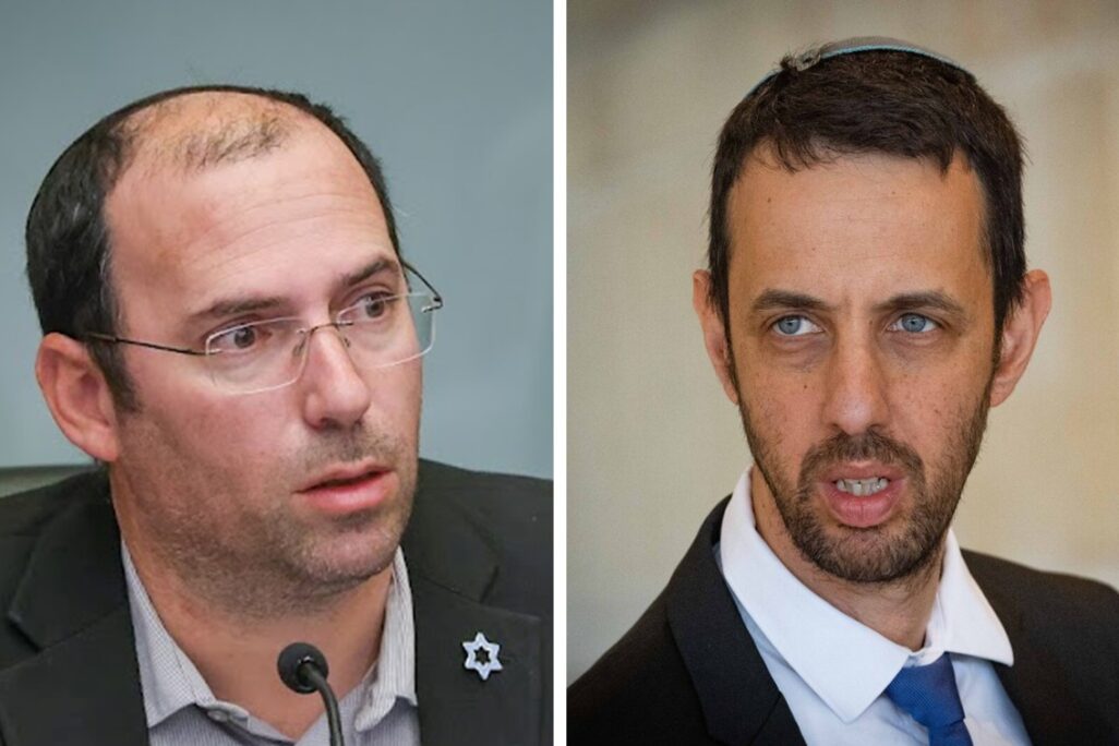 ח"כ אריאל קלנר (מימין) וח"כ שמחה רוטמן (צילום: יונתן זינדל/ פלאש 90, נועם מושקוביץ/דוברות הכנסת)
