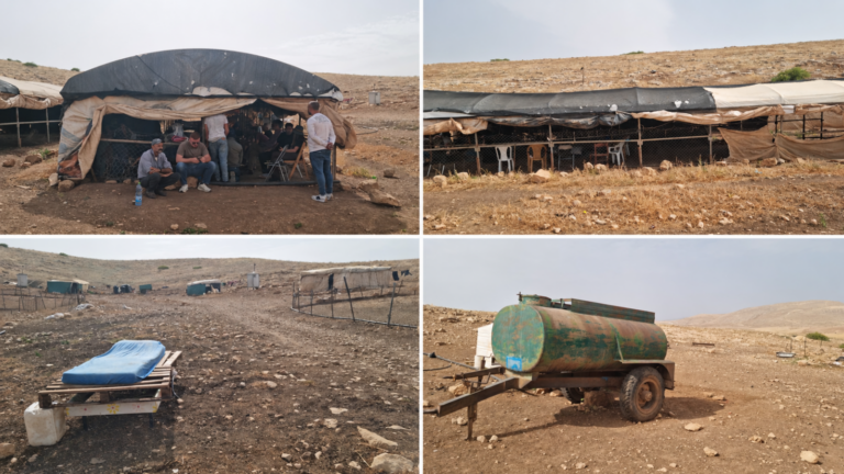 מאהל משפחת אבו כבאש (צילום: דוד טברסקי)