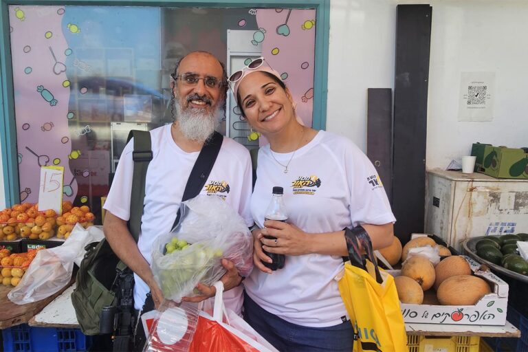 שירן ורועי שניר. "צריך להחיות את העיר" (צילום: מאיה רונן)