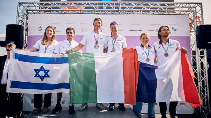 מדליית כסף לשייטים רוי לוי ואריאל גל באליפות העולם עד גיל 24 בסירות 470