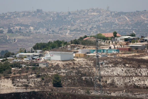 מבט על ההתנחלות חוות גלעד שבשומרון, לאחר פיגוע הירי סמוך לשכם, 24 ביולי 2026.(צילום: REUTERS)