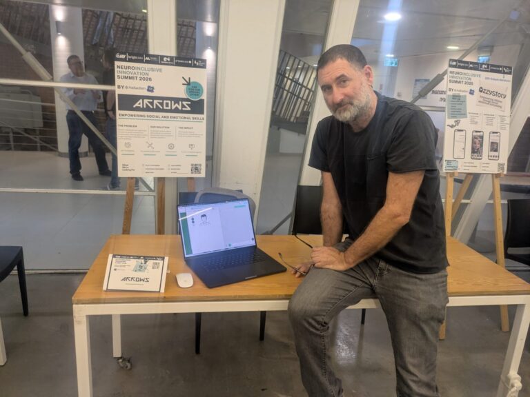 ערן דביר, Arrows. אווטר מבוסס AI להכנה לריאיונות עבודה (צילום: ניצן צבי כהן)