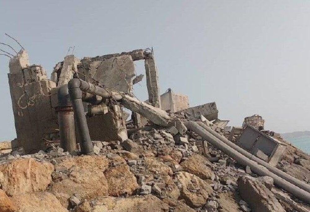נזק ממתקפה של ארה"ב של מנהרה בכביש ושלושה גשרים במחוז הורמוזגאן באיראן (צילום: לפי סעיף 27א)