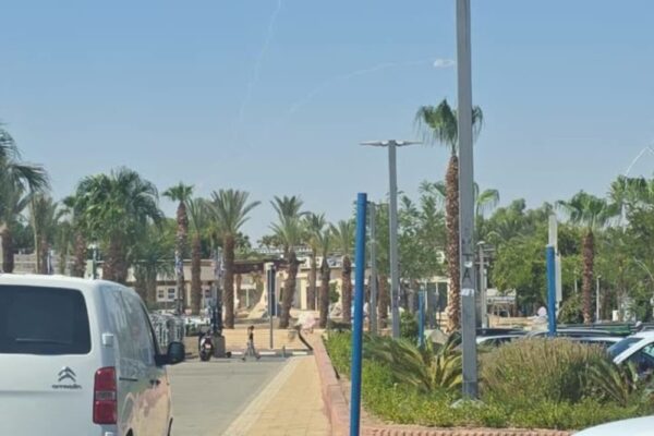 יירוטים באילת לאחר שיגור מאיראן שכוון לירדן (צילום: לפי סעיף 27א של חוק זכויות יוצרים)