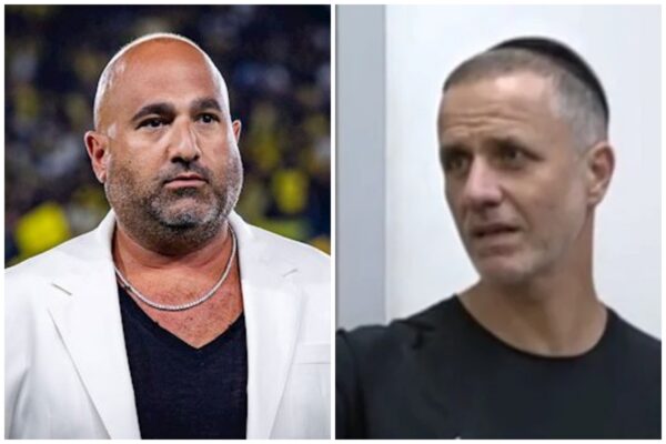 מימין: ראש ארגון הפשע יוסי מוסלי, שנעצר. משמאל: בעלי רשת ג'פניקה ברק אברמוב, שמסר עדות במשטרה בעקבות מתקפת הרימונים (צילומים: צילום מסך, אורן בן חקון/ פלאש 90)