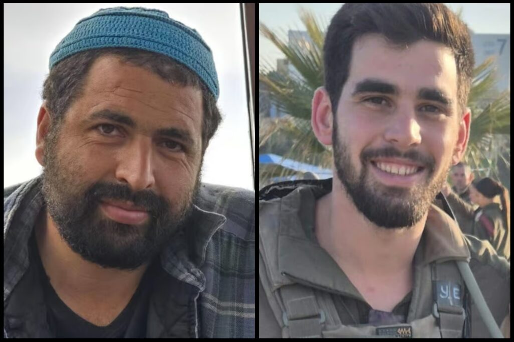 רס"ן יובל עזרא (מימין) ובניהו מלט, שנרצחו בפיגוע בחוות גלעד (צילומים: דובר צה"ל, אלבום פרטי)