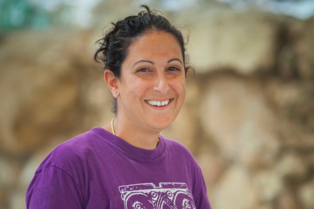 מנהלת החפירה אפרת בוצר (צילום: קובי הראתי, עיר דוד)