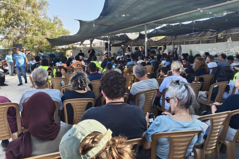 טקס לזכר עודה אל-הד'אלין שנורה למוות על ידי ינון לוי (צילום: חד"ש)