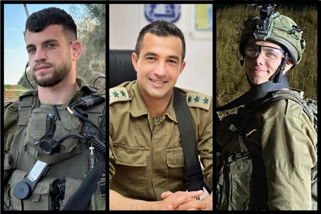 סמ"ר תומר אחימס (מימין), אל"ם אסף חממי וסמל קיריל ברודסקי ז"ל (צילום: דובר צה"ל) סמ"ר תומר אחימס (מימין), אל"ם אסף חממי וסמל קיריל ברודסקי ז"ל (צילום: דובר צה"ל)