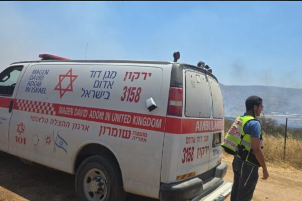 זירת האירוע (צילום: תיעוד מבצעי מד"א)