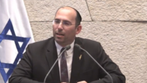ח"כ שמחה רוטמן בדיון במליאה לקראת הצבעה על החוק להחלשת תפקיד היועמ"ש (צילום מסך מתוך ערוץ הכנסת)
