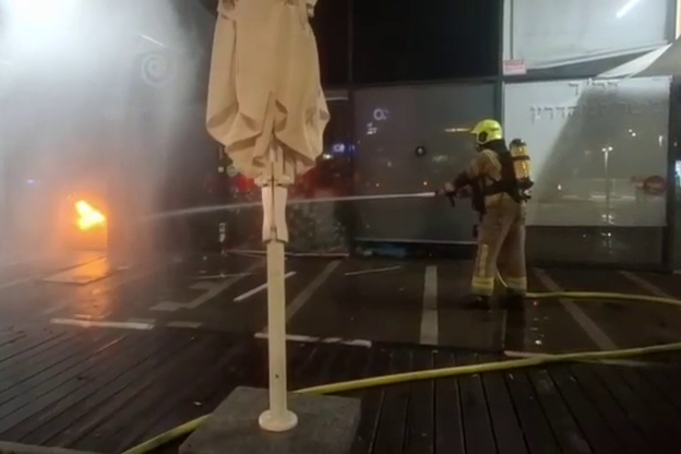 זירת הפיצוץ במסעדת ג'פניקה בעפולה (צילום: כבאות והצלה)