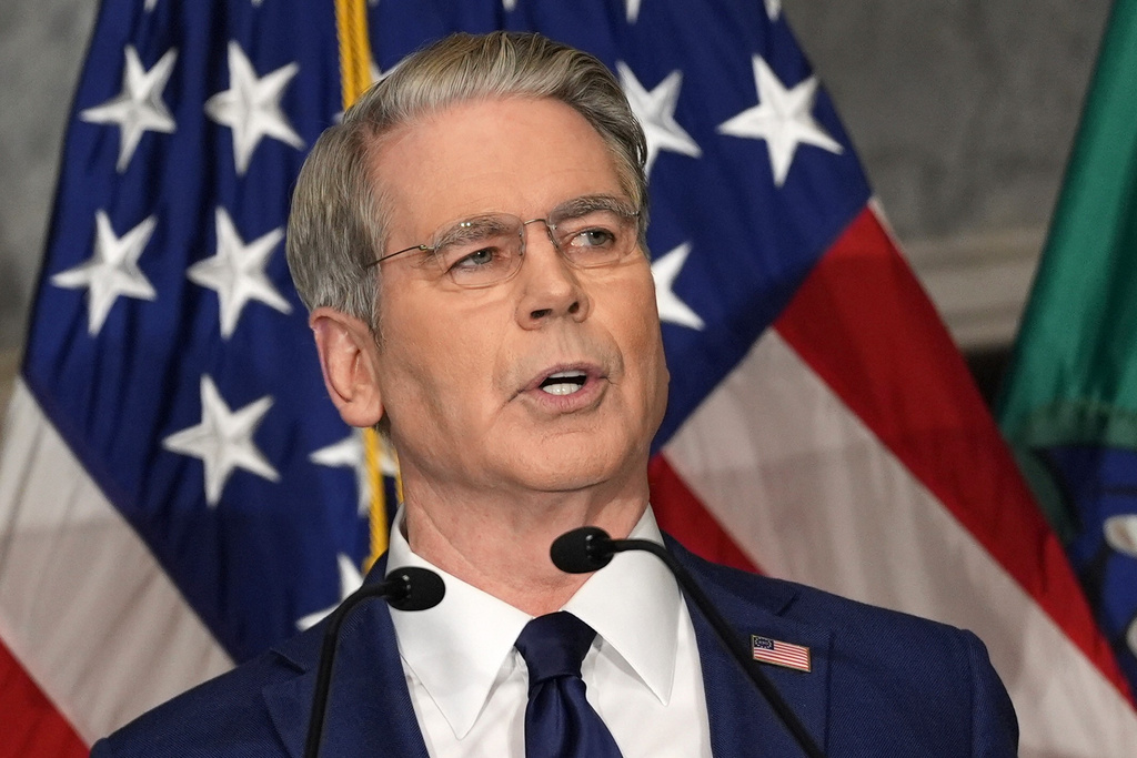 סקוט בסנט (צילום: AP Photo/Julia Demaree Nikhinson)
