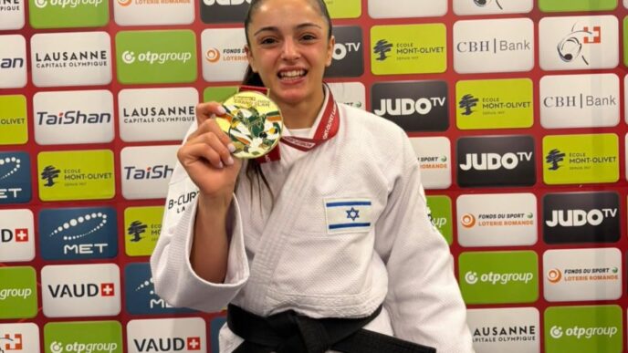 הג'ודוקא גפן פרימו זכתה בזהב בגראנד סלאם לוזאן: "להשמיע את התקווה על אדמת שוויץ"